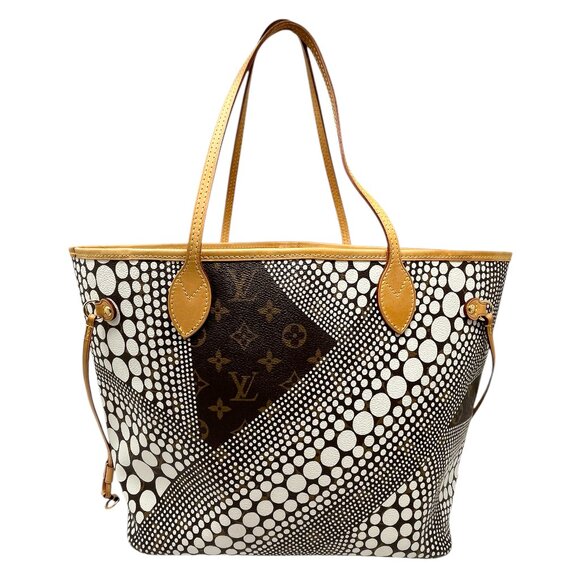 LOUIS VUITTON Vintage Monogram Neverfull MM Yayoi Kusama Tote Bag Dots [106029] - Picture 5 of 13
